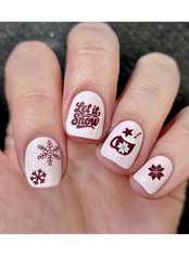 Ski Season - Uber Chic Stamping Plate