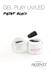 Paint Black - Akzentz Gel Play UV/LED
