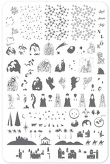 The Nativity (CjS C-20) - Clear Jelly Stamping Plate