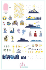The Nativity (CjS C-20) - Clear Jelly Stamping Plate