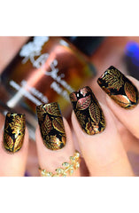 Lovely Leaves 2 - Uber Chic Stamping Plate