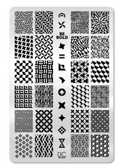 Be Bold - Uber Chic Stamping Plate