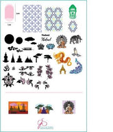 My Thai (CjS LC-52 ) - Clear Jelly Stamping Plate