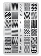Got Chevron - 01 - Uber Chic Stamping Plate
