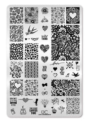 Love & Marriage 4 - Uber Chic Stamping Plate
