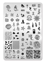 Mermaid Life 1 - Uber Chic Stamping Plate