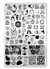Mermaid Life 2 - Uber Chic Stamping Plate