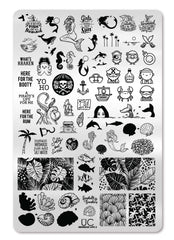 Mermaid Life 2 - Uber Chic Stamping Plate