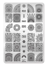 Radiate Love - Uber Chic Nail Stamping Plate