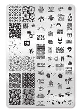 Vacation Mode - Uber Chic Stamping Plate