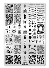 Welcome Spring - Uber Chic Stamping Plate