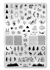Woodland Chic - Uber Chic Stamping Plate