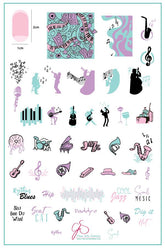 5-6-7-8... (CjS-119) - Clear Jelly Stamping Plate