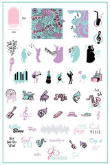 5-6-7-8... (CjS-119) - Clear Jelly Stamping Plate