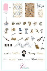 Keep it Classic (CjS-120) - Clear Jelly Stamping Plate