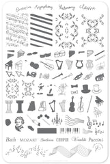 Keep it Classic (CjS-120) - Clear Jelly Stamping Plate