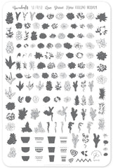 Oh So Succulent! (CjS-123) - Clear Jelly Stamping Plate