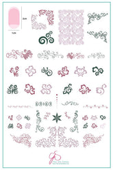 Put a Lil Swirl on it... part 1 (CjS 132) - Clear Jelly Stamping Plate