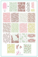 A Touch of Lace (CjS-178) - Clear Jelly Stamping Plate