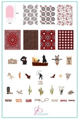 Yee-Haw (CjS-193) - Clear Jelly Stamping Plate