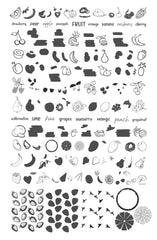 Fruit Cocktail Collection - So Juicy! (CjS-209) - Clear Jelly Stamping Plate