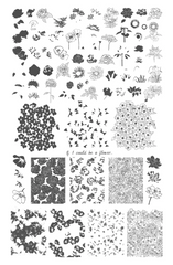 If I Could be a Flower (CjS-284) - Clear Jelly Stamping Plate