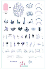Enchanted Easter (CjS H-30) - Clear Jelly Stamping Plate