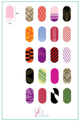 Lines (CjS-52) - Clear Jelly Stamping Plate