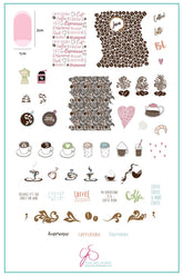 Roasted (Cjs-89) - Clear Jelly Stamping Plate