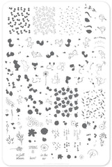 Spring is in the Air (CjS-95) - Clear Jelly Stamping Plate