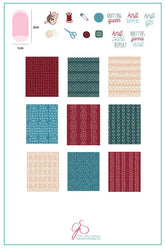 Knitters Gonna Knit (CjS-96) - Clear Jelly Stamping Plate