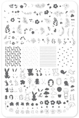 Life in Bloom (CjS-97) - Clear Jelly Stamping Plate