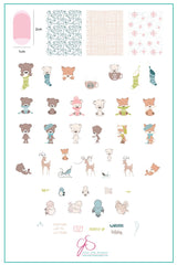 Cozy Friends (CJS C-51) - Clear Jelly Stamping Plate