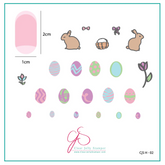Peter Cottontails Easter Eggs (CjSH-02) - CJS Small Stamping Plate
