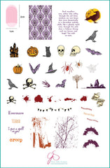 Shivers (CjS H-22) - Clear Jelly Stamping Plate