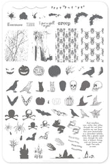 Shivers (CjS H-22) - Clear Jelly Stamping Plate