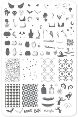 BOO-tiful (CjSH-47) - Clear Jelly Stamping Plate