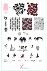 Dark Angel (CjSH-59) - Clear Jelly Stamping Plate