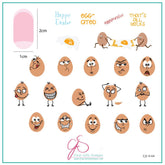 Eggspression (CjSH-64) - CJS Medium Stamping Plate