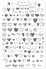 PS I Heart You! (CjS-V-10) - Clear Jelly Stamping Plate