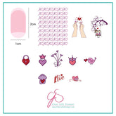 XOXO (CjS-V27) - CJS Small Stamping Plate