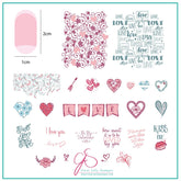 How Sweet it is to be Loved by You (CjSV-28) - CJS Medium Stamping Plate