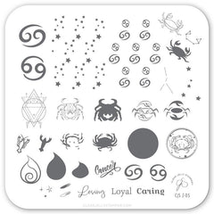Cancer (CjSZ-05) - CJS Small Stamping Plate