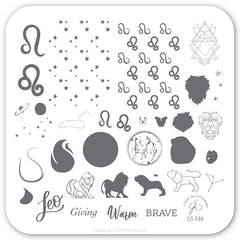 Leo (CjSZ-06) - CJS Small Stamping Plate