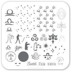 Libra (CjSZ-08) - CJS Small Stamping Plate