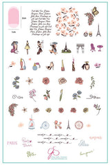 Springtime in Paris (CjS-151) - Clear Jelly Stamping Plate