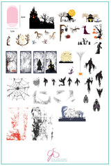 Creepy Hollow (CjSH-37) - Clear Jelly Stamping Plate