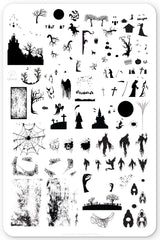 Creepy Hollow (CjSH-37) - Clear Jelly Stamping Plate