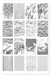 Texture Essentials - Urban (CjS-78) - Clear Jelly Stamping Plate