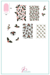 Holly Jolly (CjSC-45) - Clear Jelly Stamping Plate